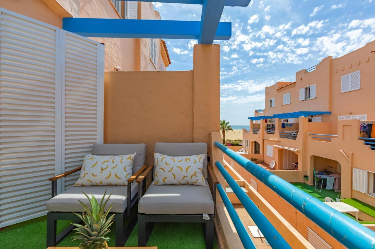 Beachfront, Pool, Terrace, Garage & Fibre Internet Tarifa Eksteriør billede