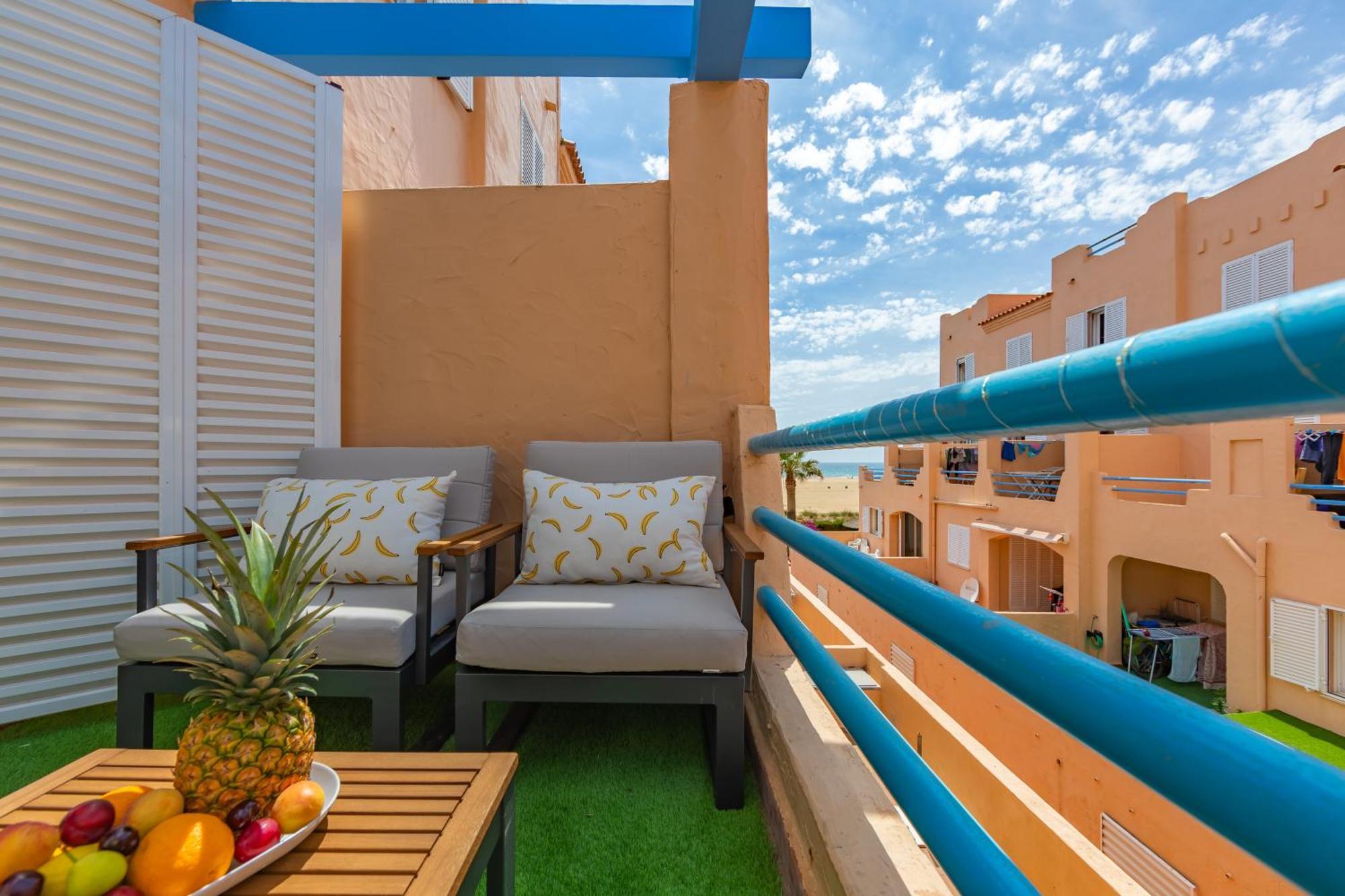 Beachfront, Pool, Terrace, Garage & Fibre Internet Tarifa Eksteriør billede